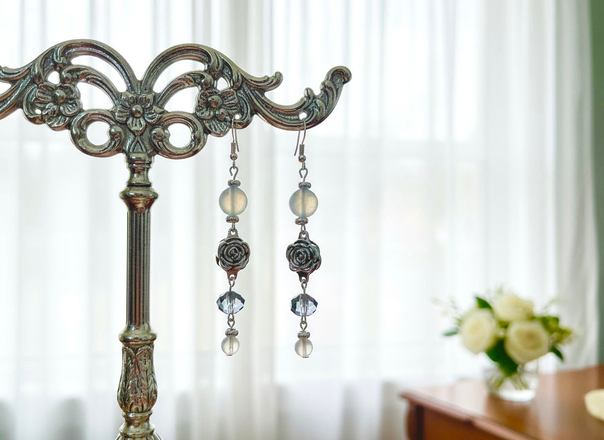 Celestial Grace- Adjustable Earrings