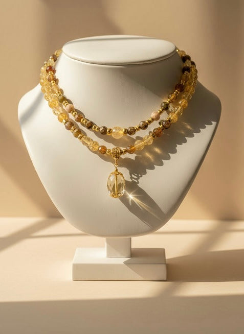 Citrus Treasure - 3-Way Necklace & Bracelet