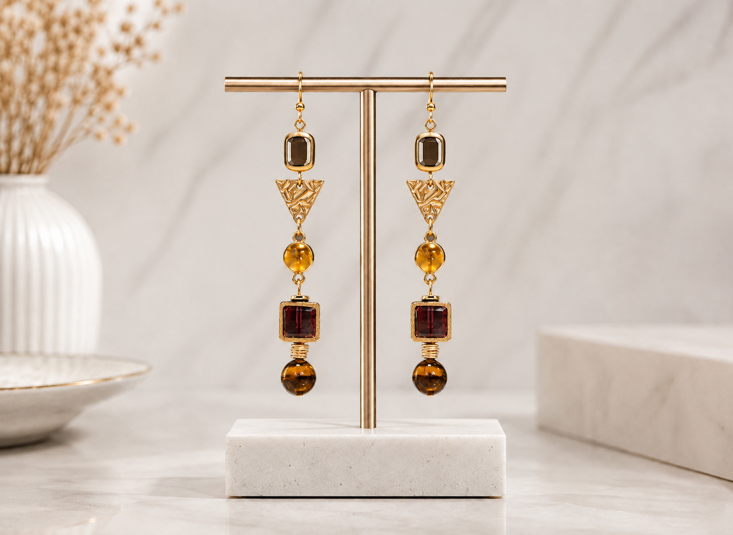 Dawn till Dusk - 2 Way Adjustable Earrings