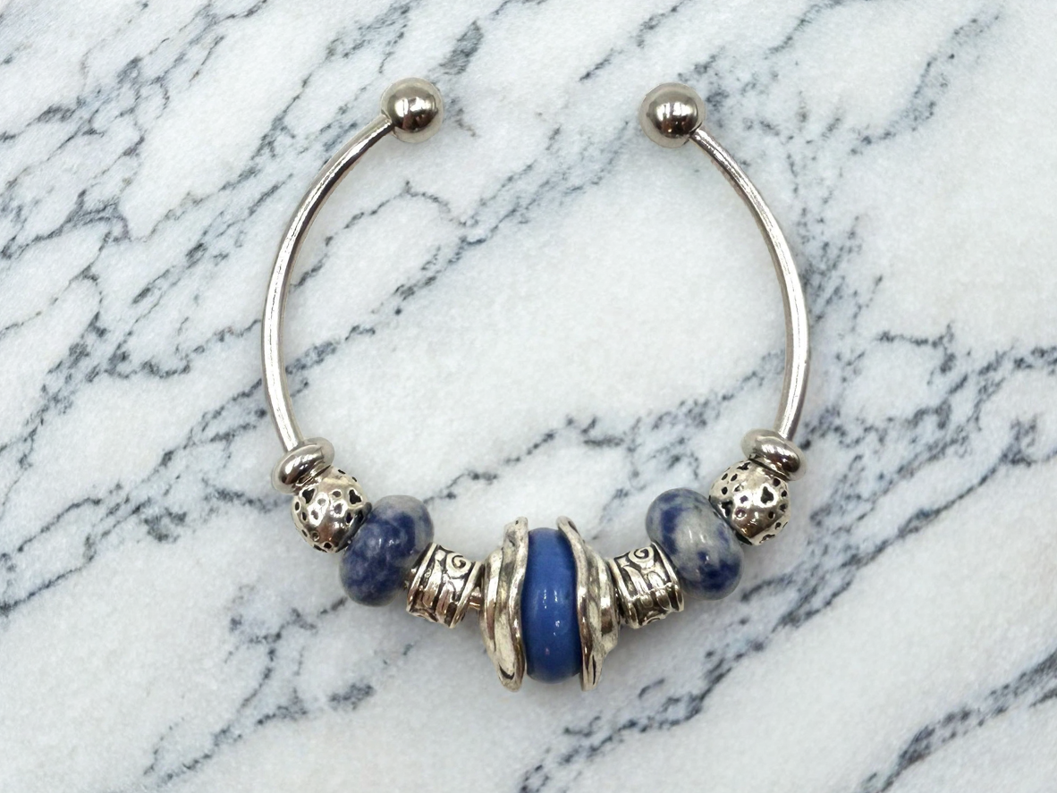 True Blue - Single Strand Bracelet