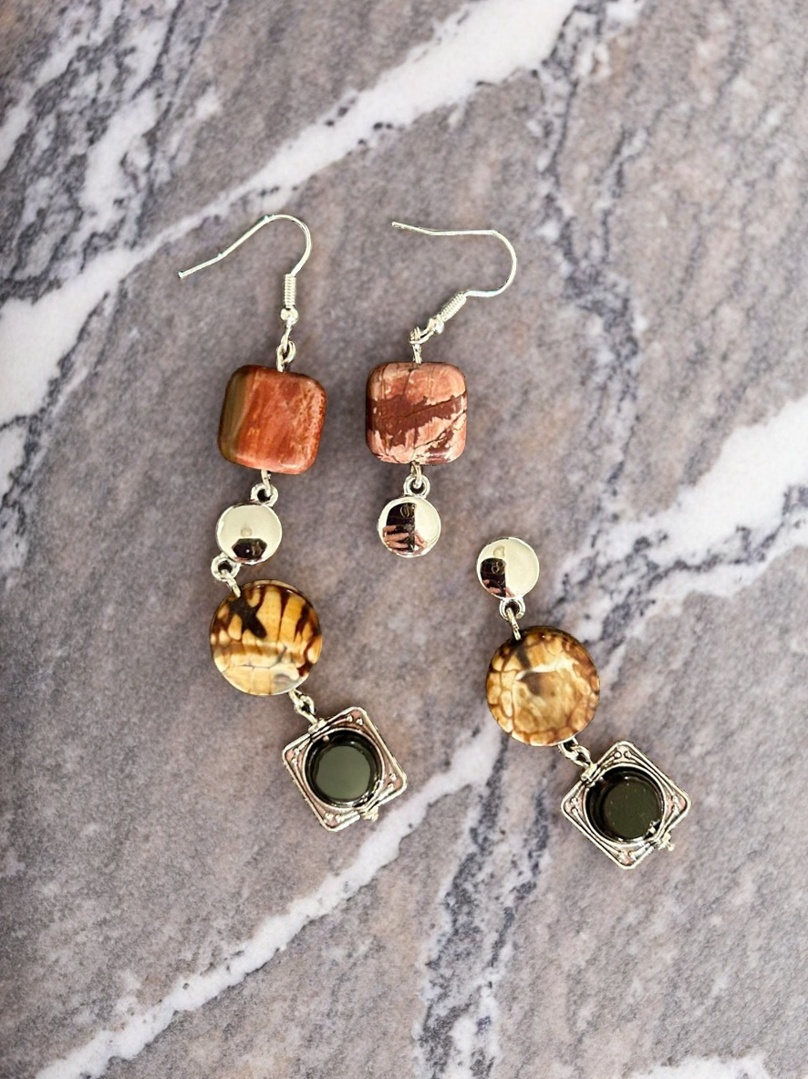 Earth Whisper - Adjustable  Earrings