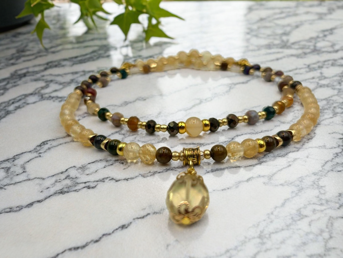 Citrus Treasure - 3-Way Necklace & Bracelet