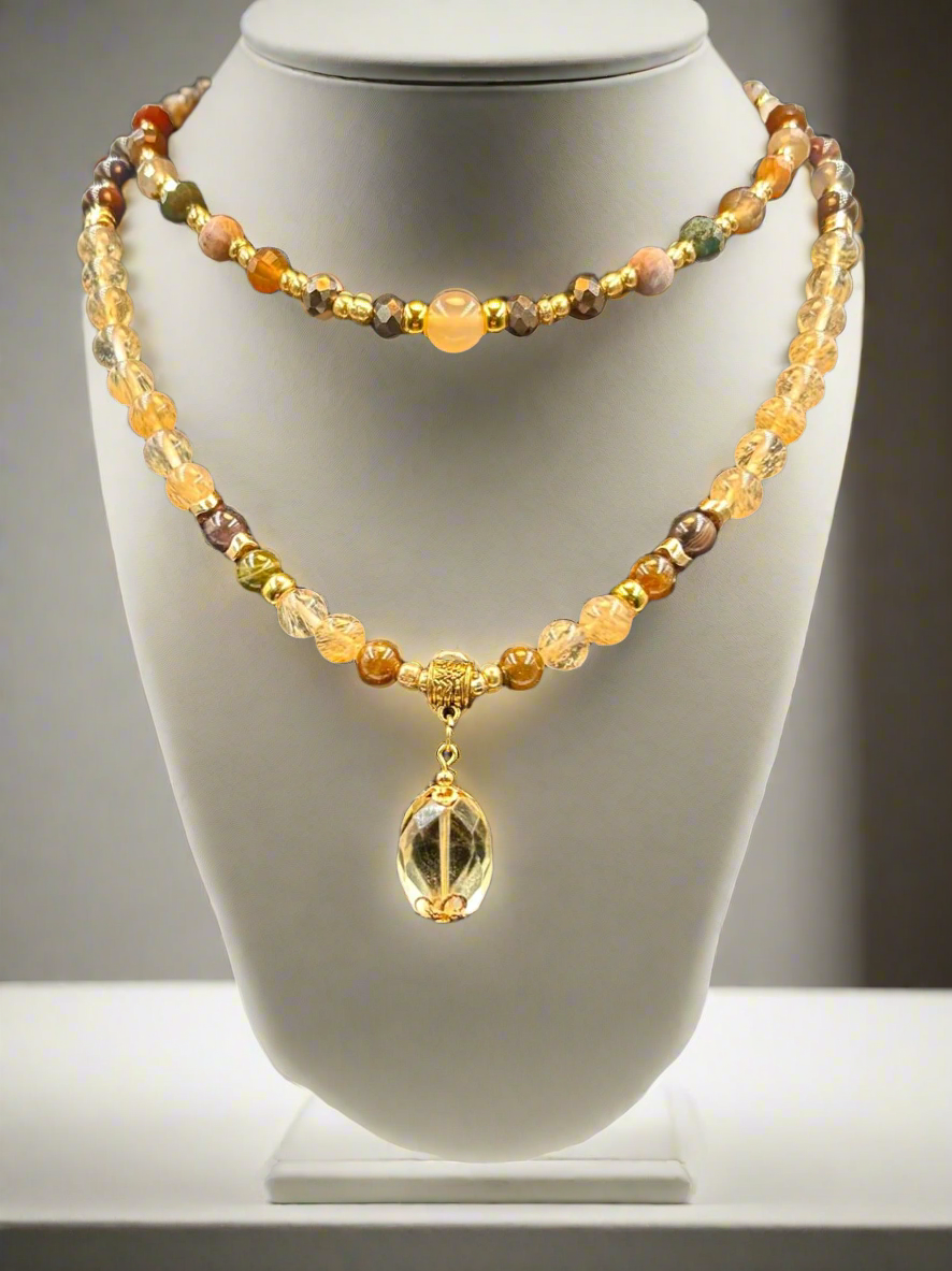 Citrus Treasure - 3-Way Necklace & Bracelet