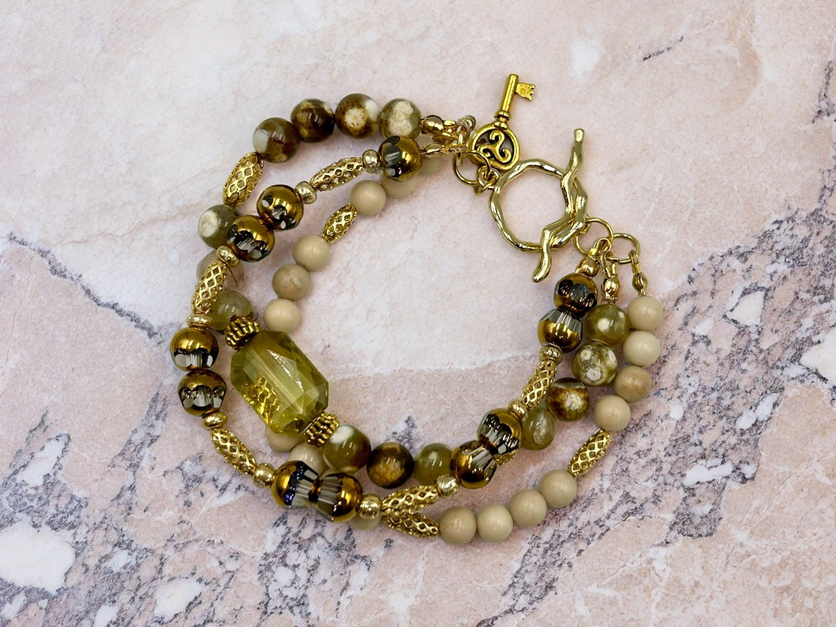 Natural Glow - Single Cuff Bangle