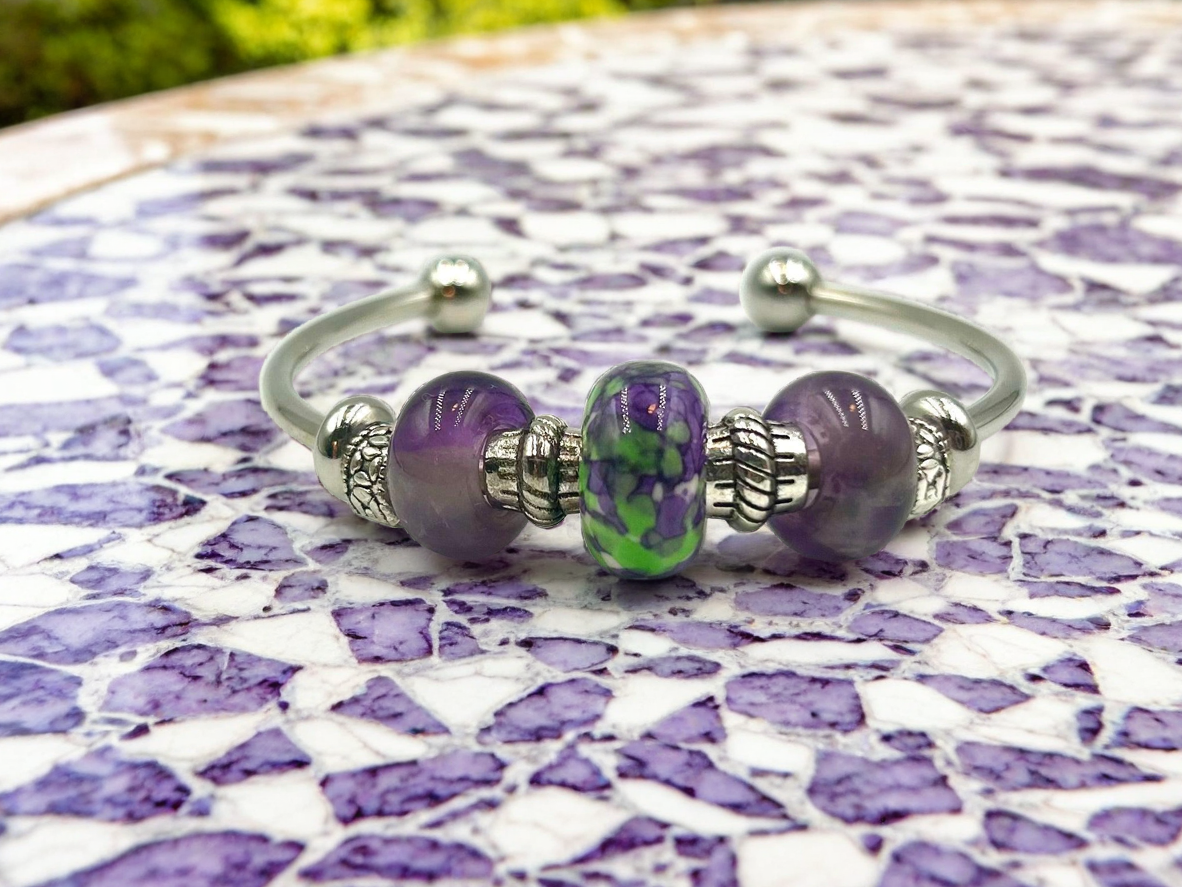 Mystic Garden - Single Cuff Bangle