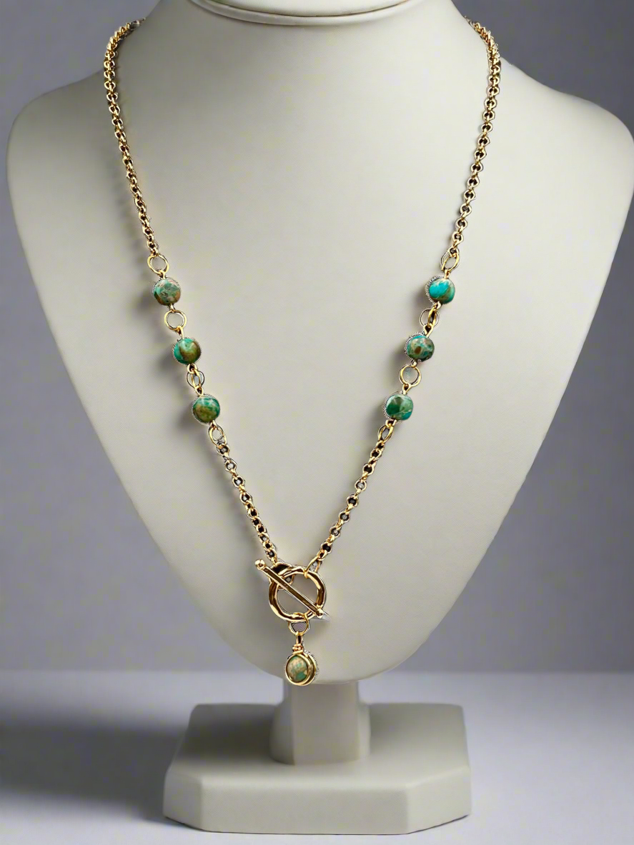 Jasper Cove - Beaded Chain Necklace