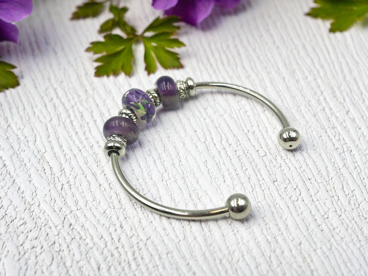 Mystic Garden - Single Cuff Bangle
