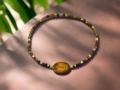 Amber Glow - 2-Way Necklace & Bracelet