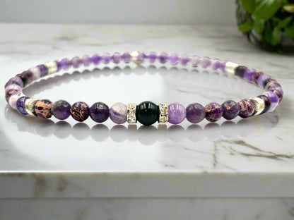 Lovely Lavender - 2-Way Necklace & Bracelet