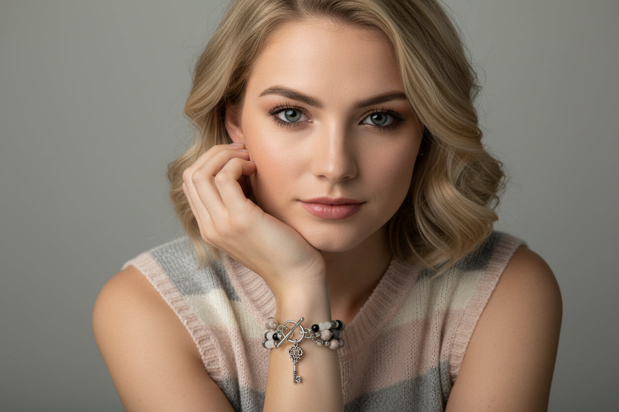 Rose Serenade - Multi Strand Bracelet