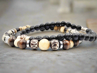 Shadow -  Men’s 2 Piece Bracelet