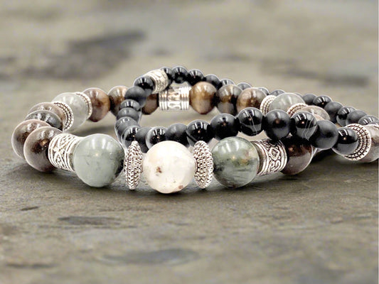 Rainforest -  Men’s 2 Piece Bracelet