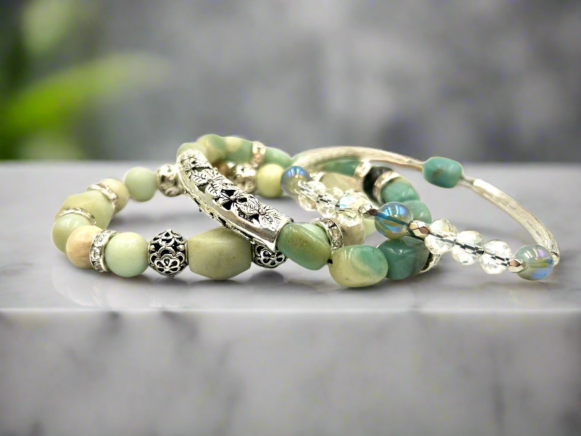 Watercolour Haze - 3 Piece Bracelet Set