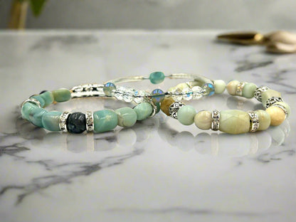 Watercolour Haze - 3 Piece Bracelet Set