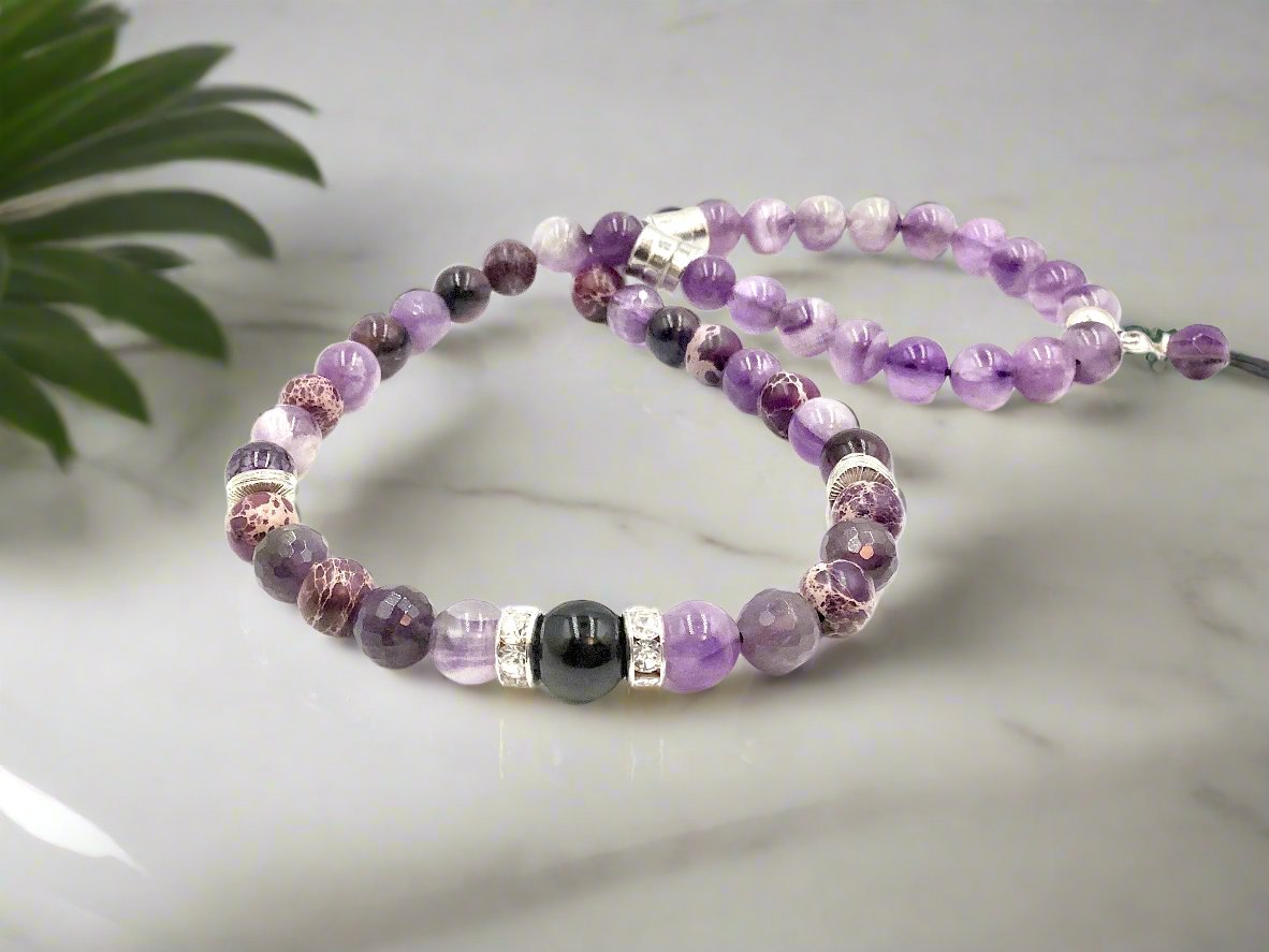 Lovely Lavender - 2-Way Necklace & Bracelet