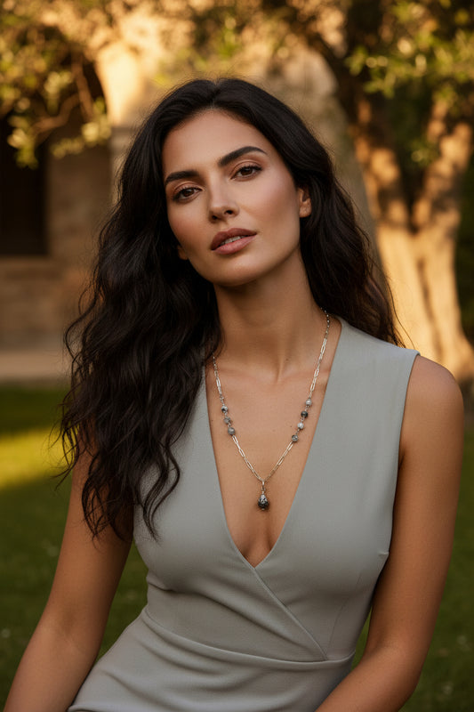 Silver Dream - Beaded Chain Necklace
