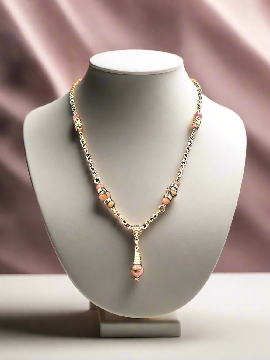 Wildrose - Beaded Chain Necklace