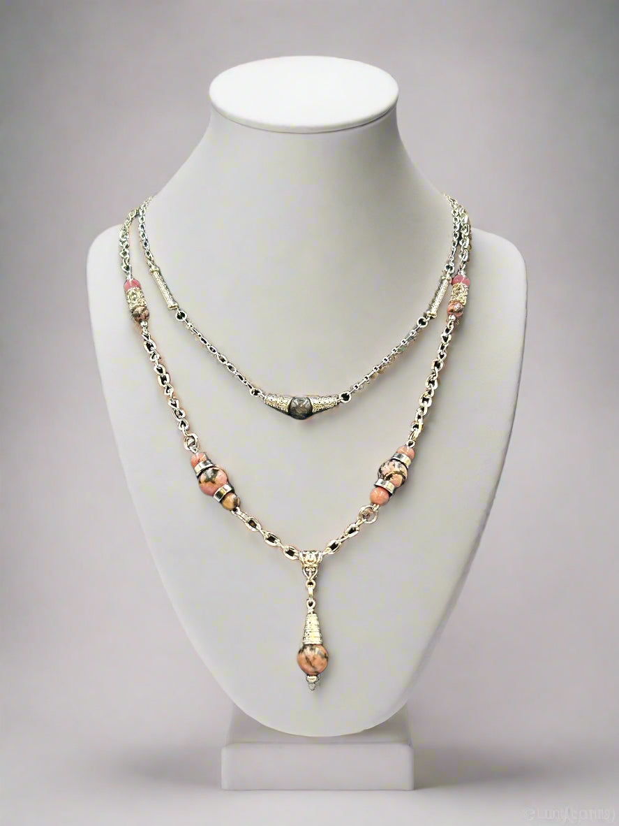 Wildrose - Beaded Chain Necklace