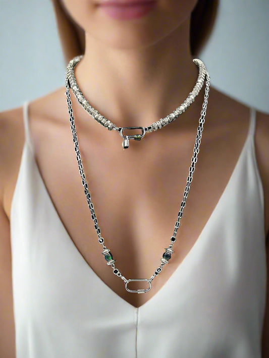 Lava Love - Beaded Chain Necklace