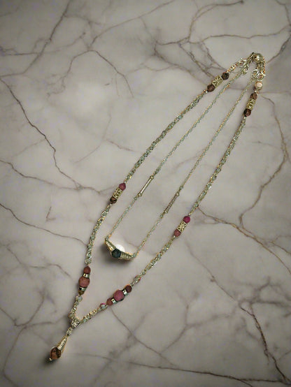 Wildrose - Beaded Chain Necklace