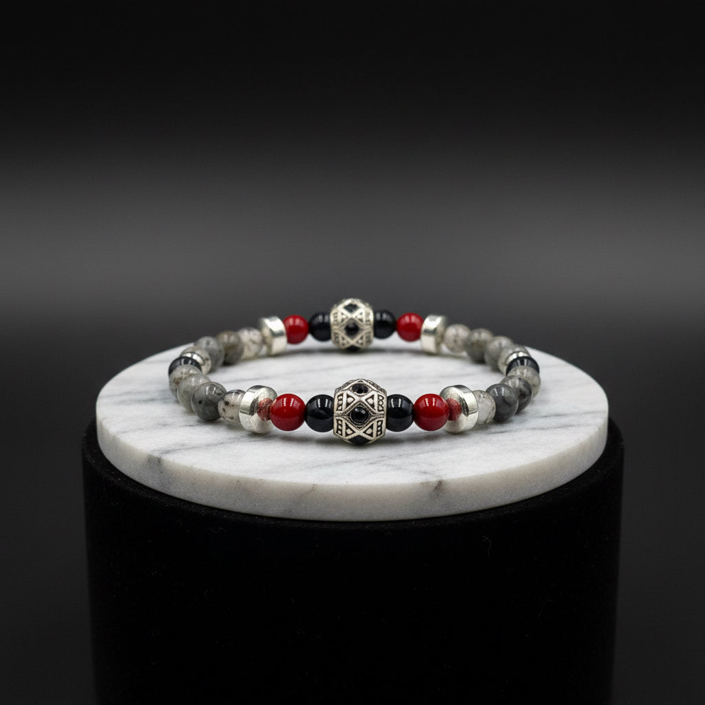 Crimson Horizon - 3 Piece Bracelet Set