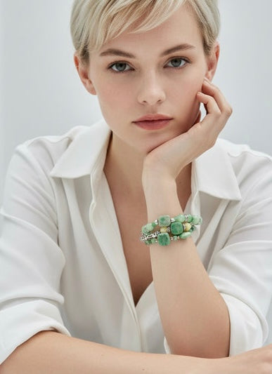 Desert Jade - 3 Piece Bracelet Set