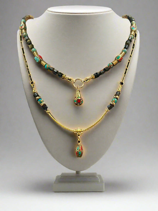 Shangri-La - Beaded Chain Necklace