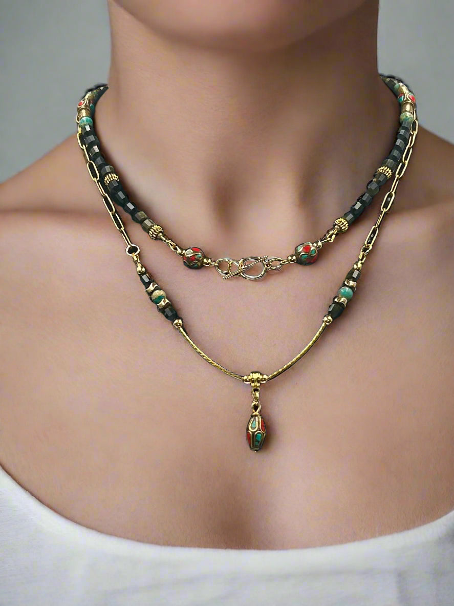 Shangri-La - Beaded Chain Necklace