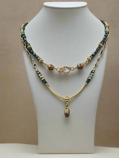 Shangri-La - Beaded Chain Necklace