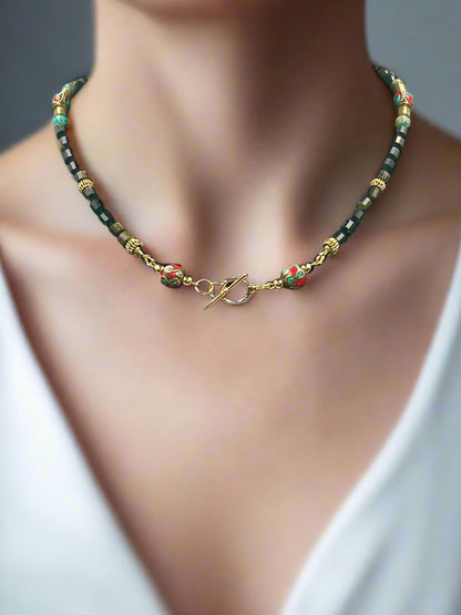 Shangri-La - Beaded Chain Necklace