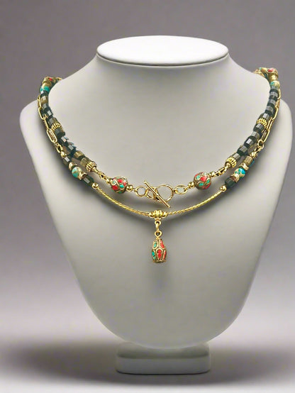 Shangri-La - Beaded Chain Necklace