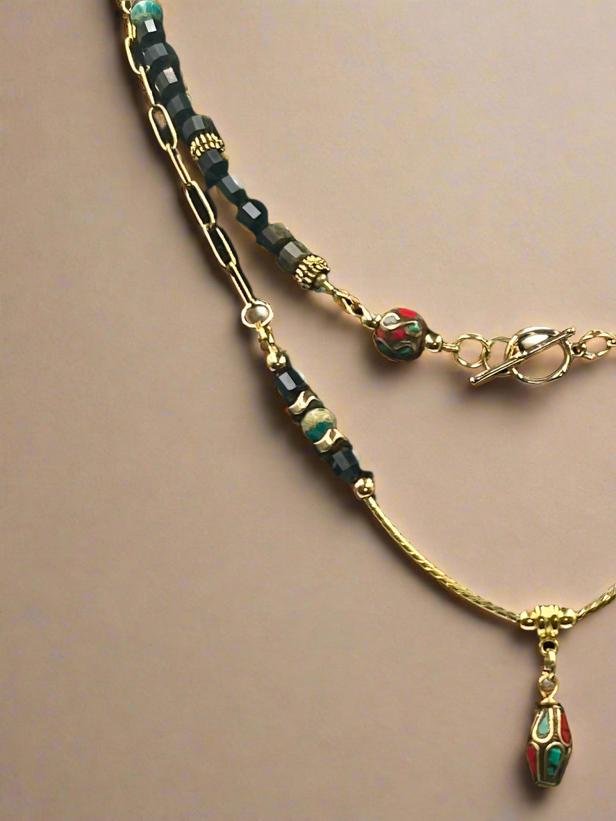 Shangri-La - Beaded Chain Necklace