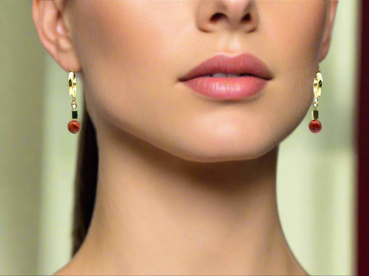 Empress -Beaded Chain Necklace & Earring Set