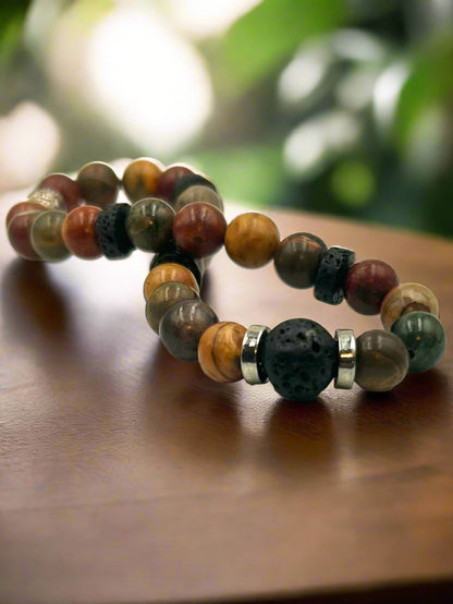 Picasso - Men’s Beaded Bracelet