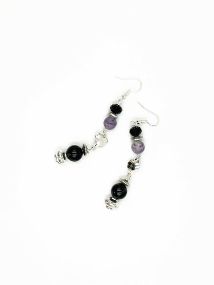 Purple Skies - Adjustable  Earrings