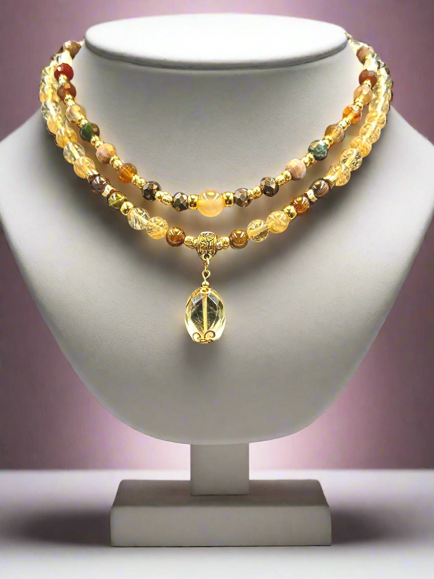 Citrus Treasure - 3-Way Necklace & Bracelet