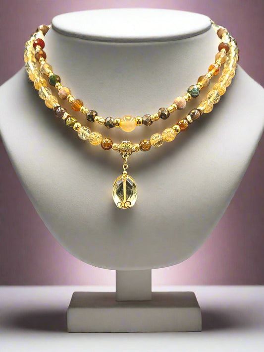 Citrus Treasure - 3-Way Necklace & Bracelet