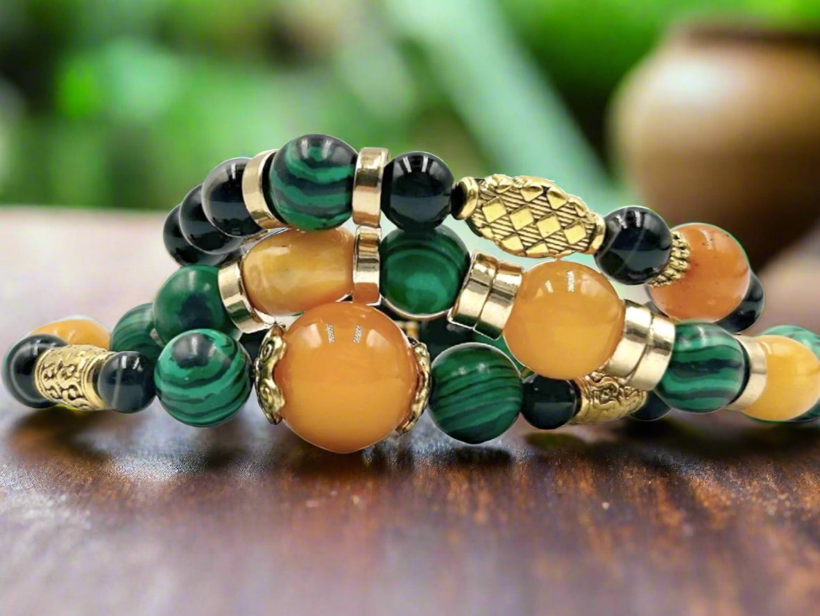 Verde Moda  - 3 Piece Bracelet Set