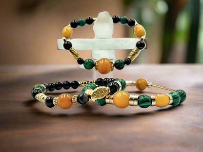 Verde Moda  - 3 Piece Bracelet Set