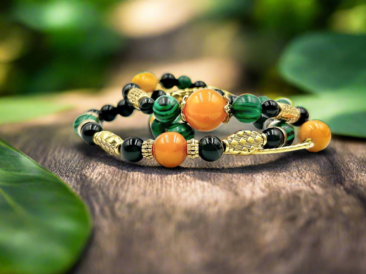 Verde Moda  - 3 Piece Bracelet Set