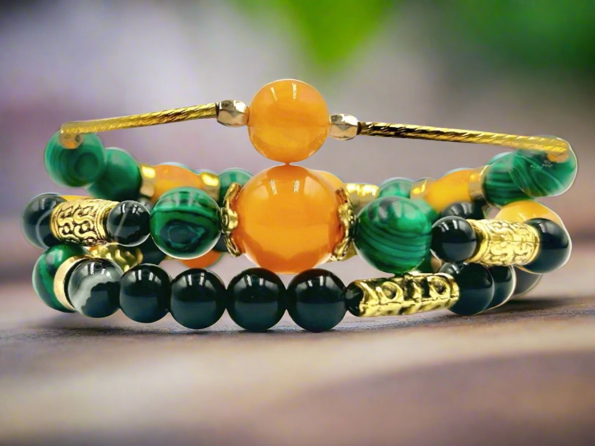 Verde Moda  - 3 Piece Bracelet Set