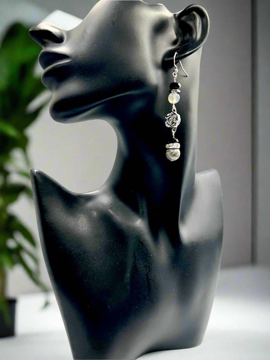 Map Jasper - Adjustable  Earrings