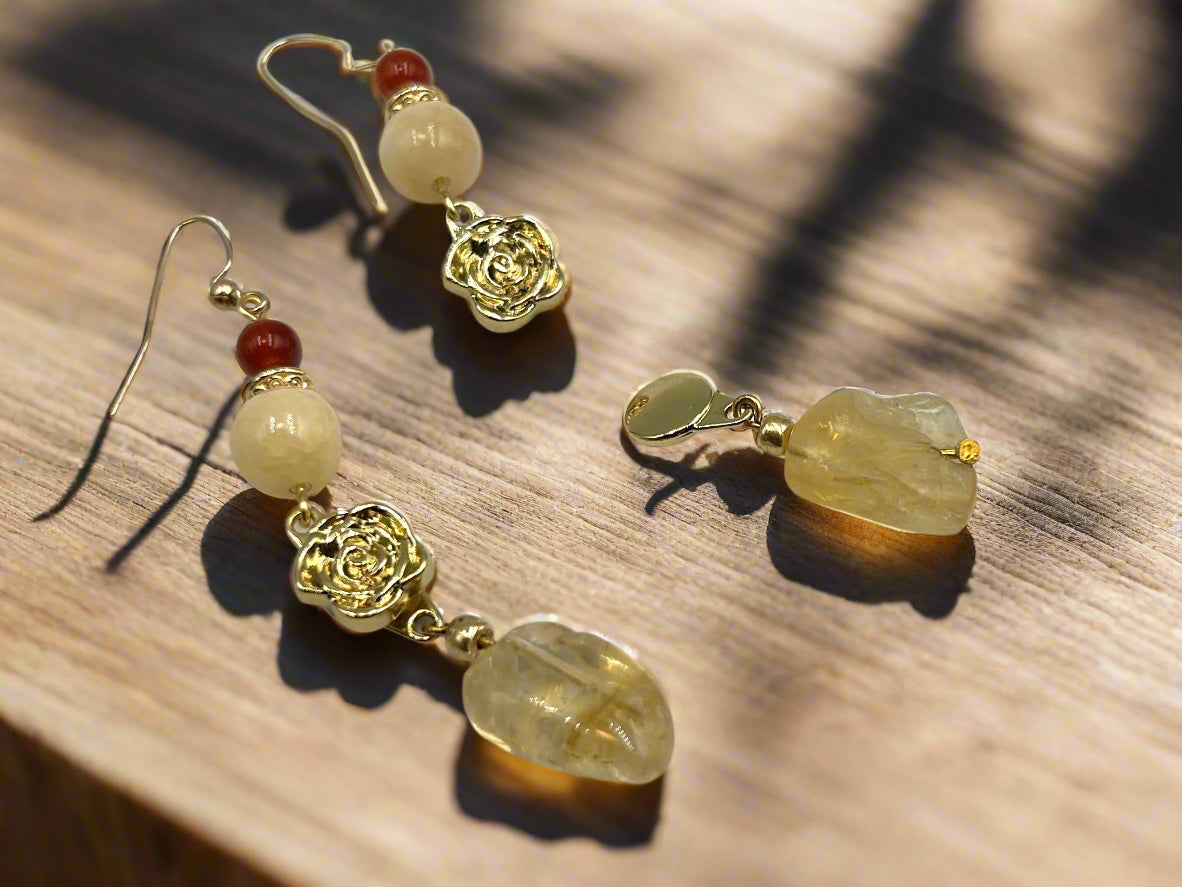 Citrus Drop - Adjustable  Earrings