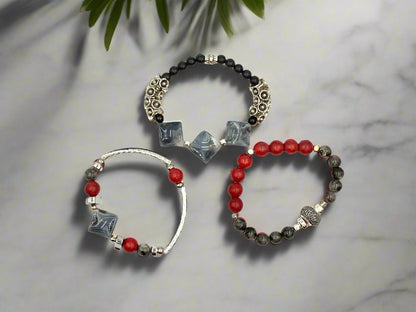 Très Chic - 3 Piece Bracelet Set