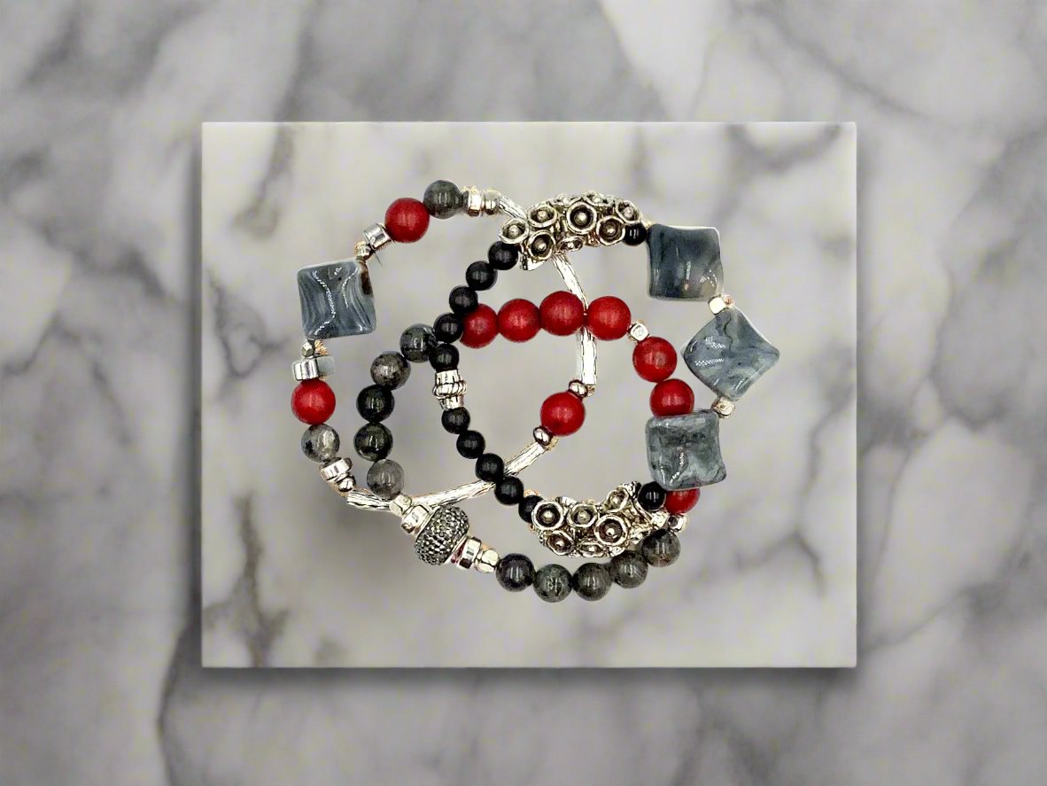 Très Chic - 3 Piece Bracelet Set