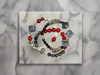 Très Chic - 3 Piece Bracelet Set