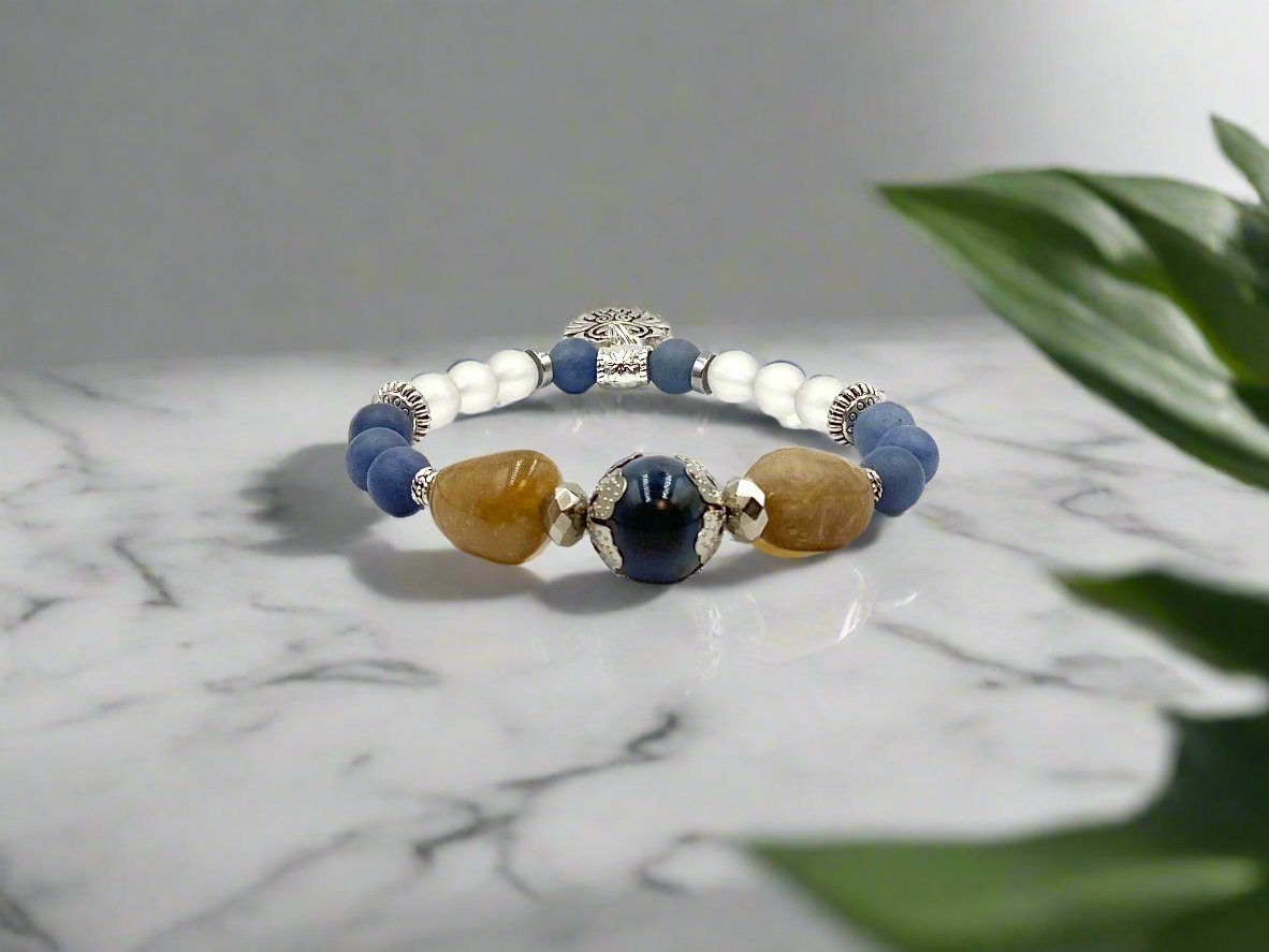 Denim Blues - 3 Piece Bracelet Set