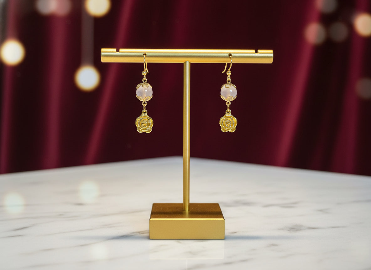 Ember Rose - Adjustable  Earrings