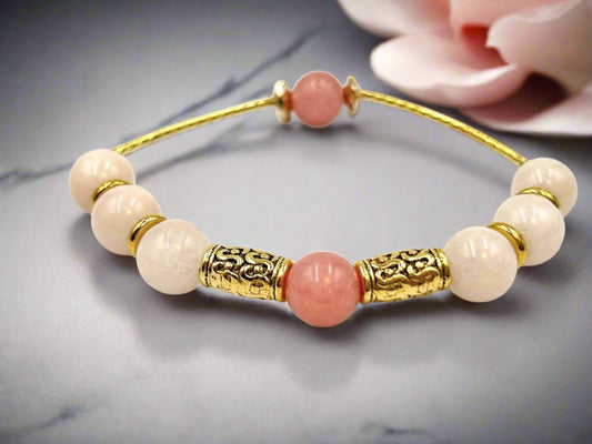 Lotus - Single Strand Bracelet