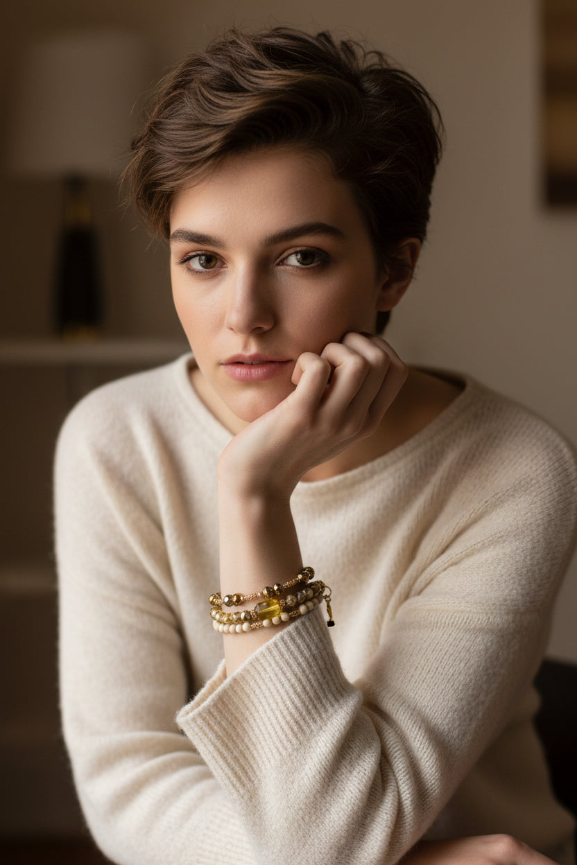 Glowing Ember - Multi Strand Bracelet